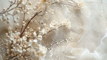 textured photographs with creams Materials. paint strokes and a brushの素材