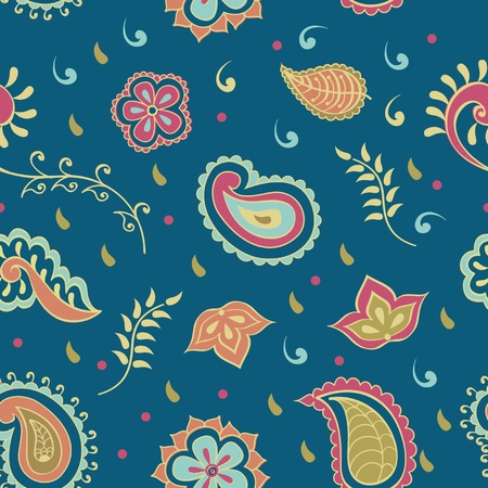indian color pattern のイラスト素材