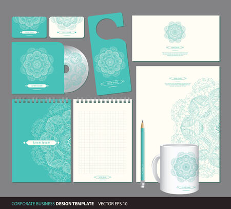 corporate identity designのイラスト素材