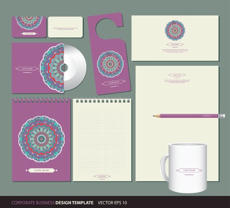 corporate identity designのイラスト素材