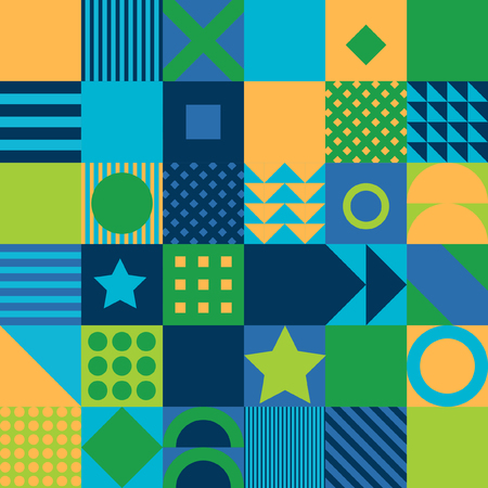 Geometric pattern, background flat designのイラスト素材