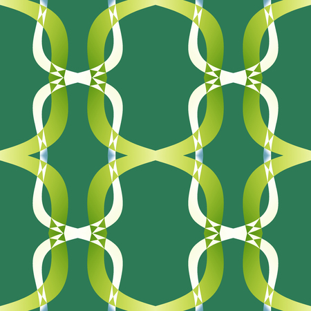 Green modern abstract texture. Simple background illustration. Textile print pattern. Home decor fabric design sample. Seamless tile. Tileable motif for pillows, cushions, tablecloths, wrapping paper.の写真素材