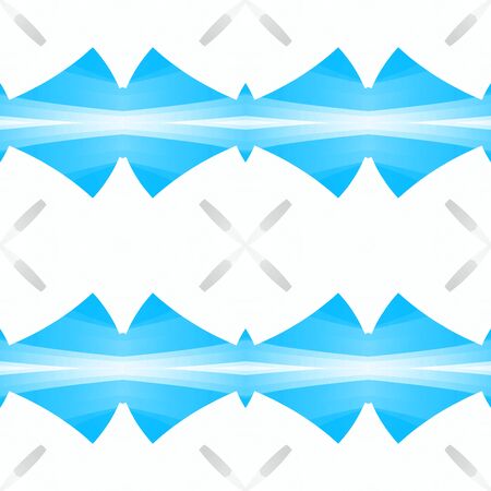 Light blue white grey abstract texture. Simple background illustration. Seamless tile. Textile print pattern. Home decor fabric design sample. Tileable motif for pillows, cushions, tablecloths, drapesの写真素材