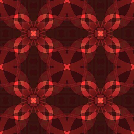 Dark red modern abstract texture. Seamless tile. Detailed background illustration. Textile print pattern. Home decor fabric design sample. Tileable motif for pillows, cushions, tablecloths, drapesの写真素材