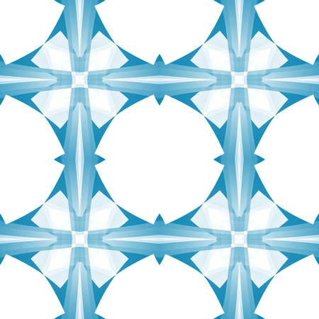 Blue white abstract texture. Textile print pattern. Gentle seamless tile. Simple background illustration. Home decor fabric design sample. Tileable motif for pillows, cushions, tablecloths, beddingの写真素材