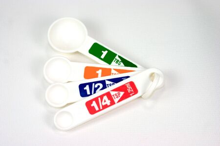 Measuring spoons for cooking and bakingの写真素材