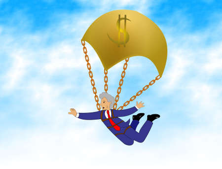 Concept of retirement for workers reaching a certain age.の写真素材