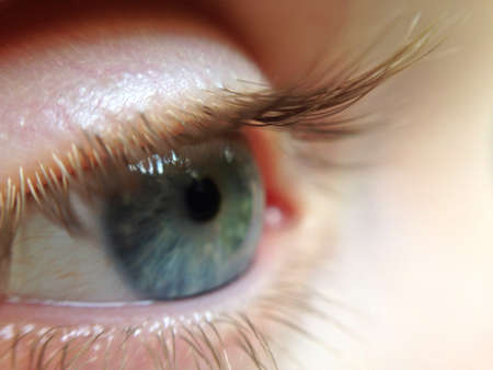 Close up of human eyeの素材