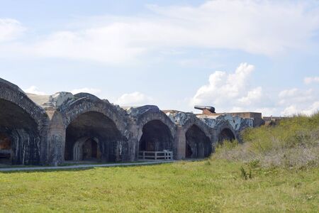 Fort Pickens was completed in 1834 and is part of the Gulf Islands National seashore in Florida.のeditorial素材