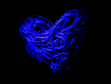 A card with a heart as a recognition of their tender love for a person on a bright holiday, on St....