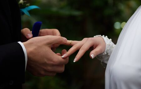 wedding ringsの写真素材