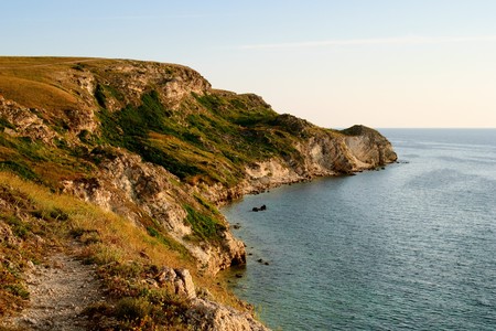 beautiful sea landscape of the black seaの写真素材