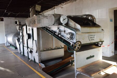 Tea factory inside, equipment and process, Sri Lanka 