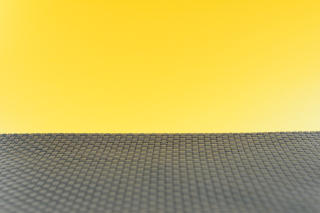 yellow black background with clear borderの写真素材