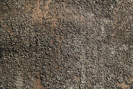 Texture of small stone chips close up