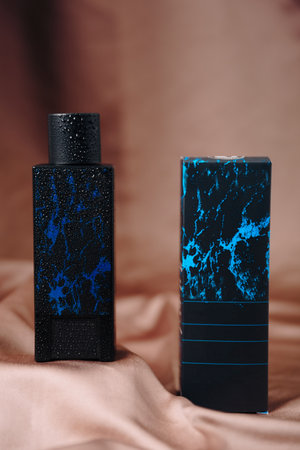 Black tubes with cosmetic cream, health care
