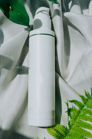 White tubes with cosmetic cream, health careの写真素材