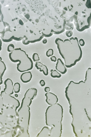 Texture of water shadows on glass 1の写真素材