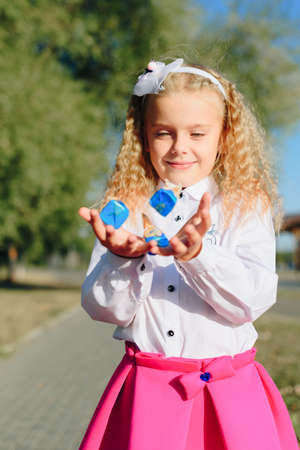 Children with candy in their hands 1の写真素材