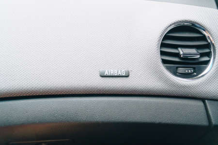 Part of the car interiorの写真素材