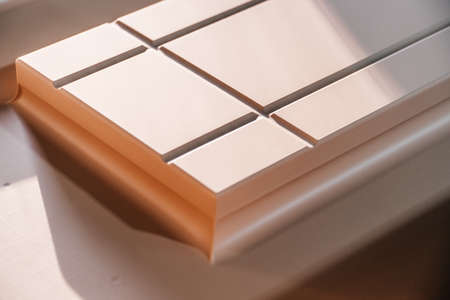 Production of furniture products at a furniture factoryの写真素材