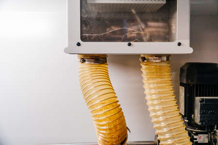 Production of furniture products at a furniture factoryの写真素材