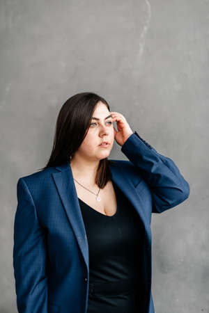 Studio photo of a beautiful adult girl 1の写真素材