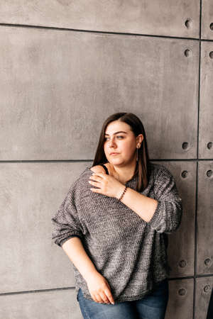 Studio photo of a beautiful adult girl 1の写真素材