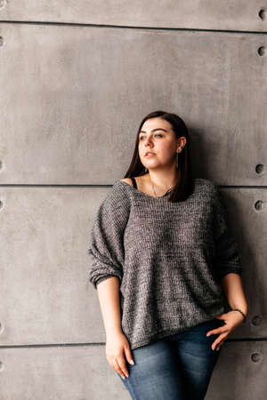 Studio photo of a beautiful adult girl 1の写真素材