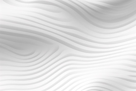 White abstract background with smooth lines in a modern style. Vector illustration.の素材