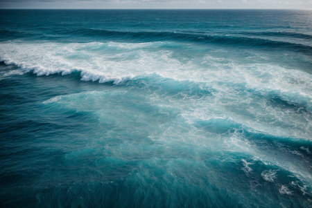Waves of the Atlantic Ocean in Tenerife Canary Islands Spainの素材