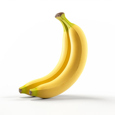 Banana isolated on white background.の素材