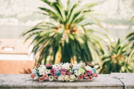 wedding bouquet and flower decoration. Fine art weddingの写真素材