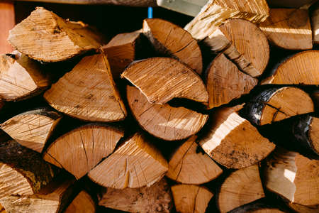 firewood log background