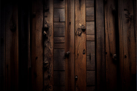 dark wood planks backgroundの素材
