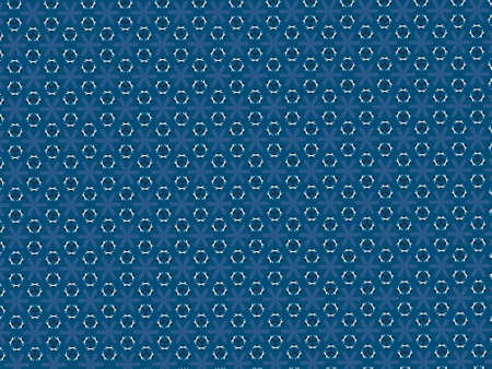 Repeating Indigo and white block pattern seamless for textile wall tile decor background designing...