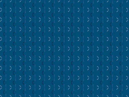 Repeating Indigo and white block pattern seamless for textile wall tile decor background designing...