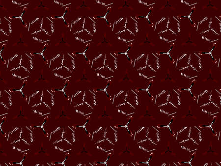 Maroon ajrak block print abstract geometric block pattern for textile design background wall paper...