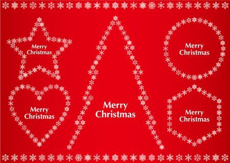 Christmas material collectionのイラスト素材