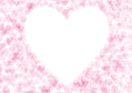 Image background material collection of heartのイラスト素材