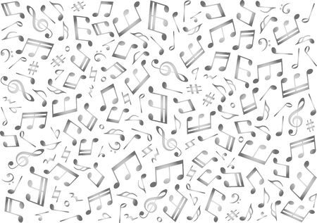 Musical note background image materialのイラスト素材