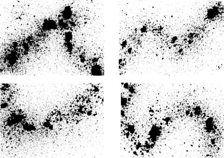 Image of ink splash written with inkのイラスト素材