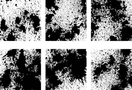 Ink splash image material setのイラスト素材