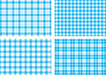 Plaid background vector illustration material collectionのイラスト素材