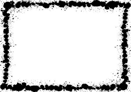 Image of water drops written with a brushのイラスト素材