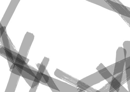 Background material written with a brushのイラスト素材