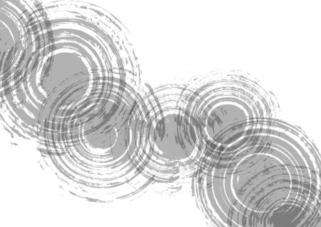 Circle background material written with a brushのイラスト素材