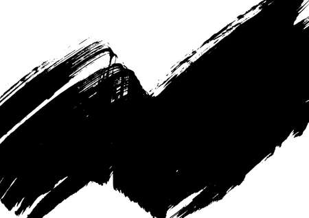 Background material written with a brush