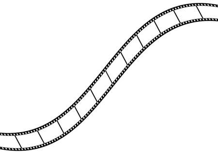 Image background material of filmのイラスト素材
