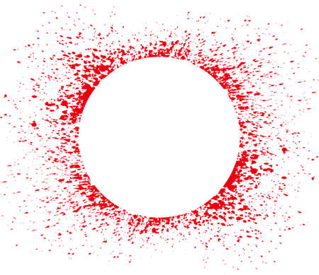 Background frame material drawn by sprayのイラスト素材